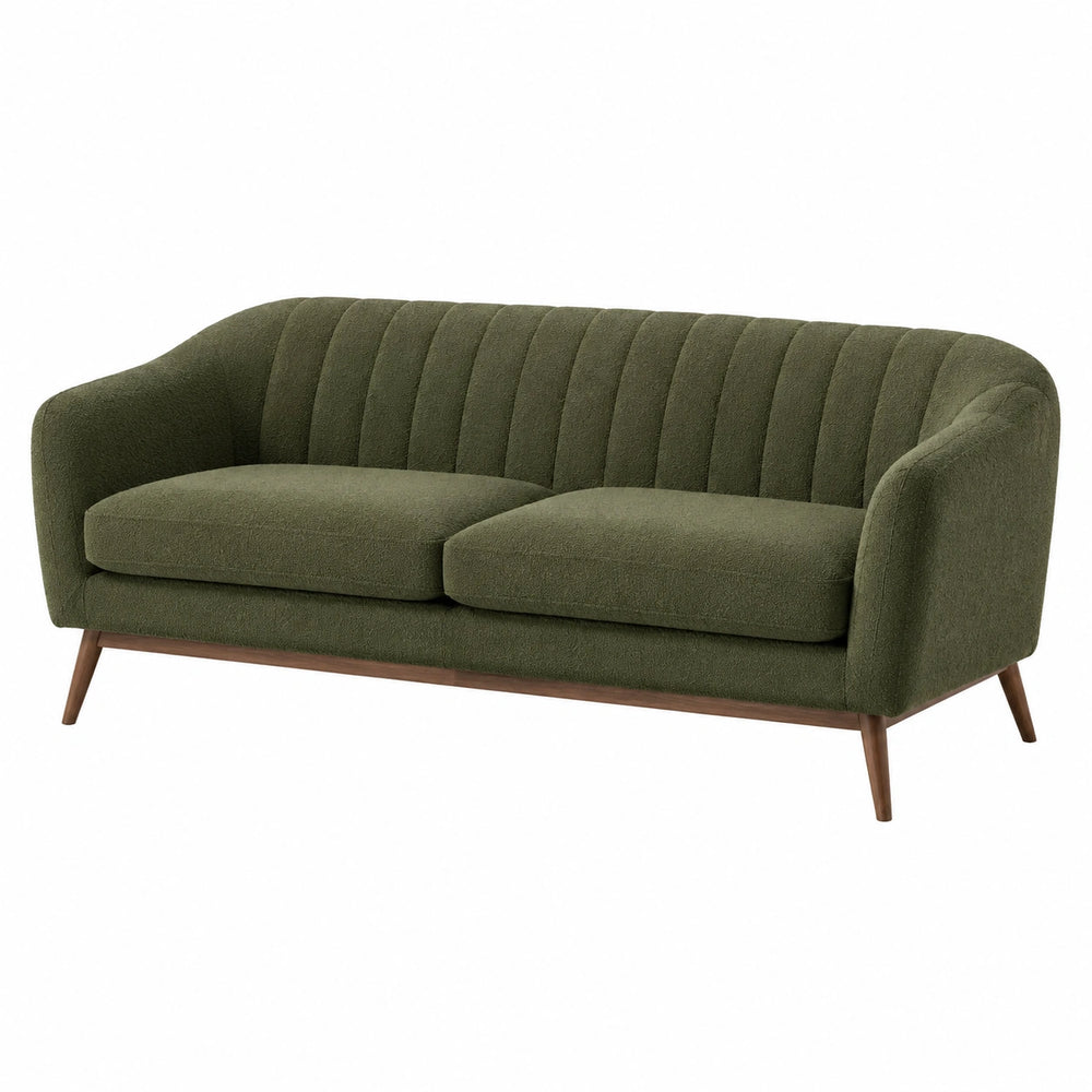 3-Sitzer Sofa Stoff Grün